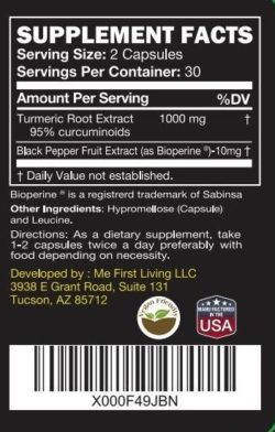 My Review: Me First Living's Premium Turmeric Curcumin