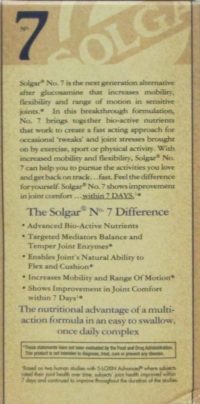 My Solgar No. 7 Joint Support & Comfort Review -