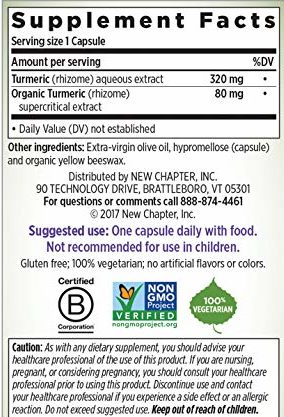 My Review: New Chapter Turmeric Force - Why I Don't Recommend It