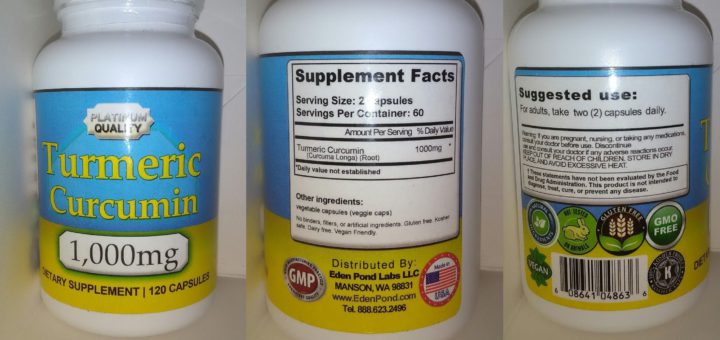 My Review: Eden Pond Turmeric Curcumin - Is It A Good Choice?