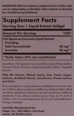 My Solgar Curcumin Review - Is It So Amazing?